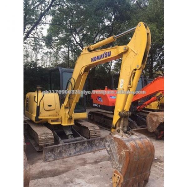 Mini PC56-7 Crawler excavator Komatsu used quality guaranteed good price ,also Crawler excavator PC60-7, PC55-7 for sale #1 image