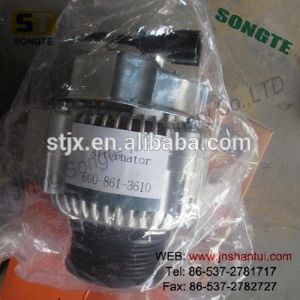 PC130-8 excavator SAA4D95 engine alternator 600-861-3610 #1 image