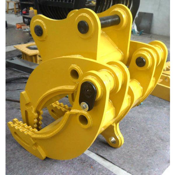 China suppliers excavator parts rock mechanical grapple for PC200 #1 image