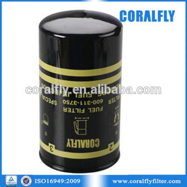 Alibaba china supplier 600-311-3750 excavator pc200-8 fuel filter #1 image