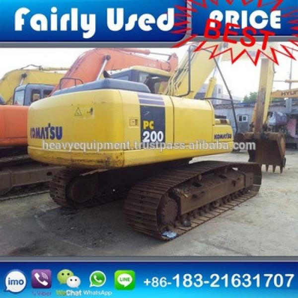 Cheap Used Crawler Excavator Komats PC200-7 of Used PC200-7 Excavator #1 image