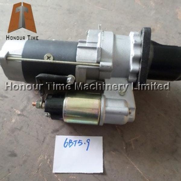 R200 PC200-6 SK200 6BT5.9 Excavator starter motor for excavator parts #1 image