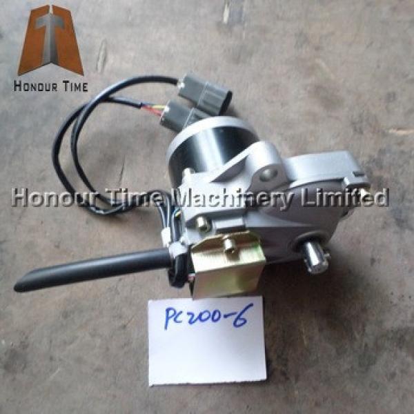 7834-41-2001 7834-40-2003 PC120-6 PC200-6 6D102 Throttle motor for excavator accelerator control motor #1 image