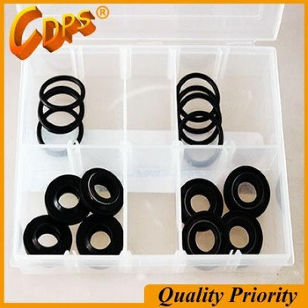 Black color valve oil seal for PC200-5 excavator pilot valve seal kit #1 image