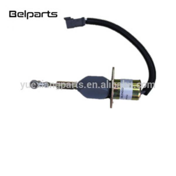 Excavator parts shut off flameout solenoid 708-2L-25211 2930234 SAS-335-24 6CT stop solenoid for PC300-7 PC200-6H #1 image