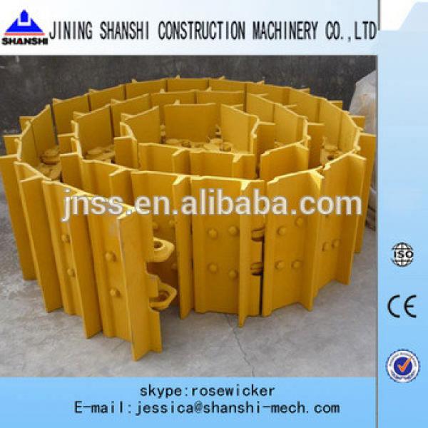 Excavator undercarriage parts track shoe assembly, PC120,PC200,PC210,PC220,PC240,PC300,PC350,PC400 track chain #1 image