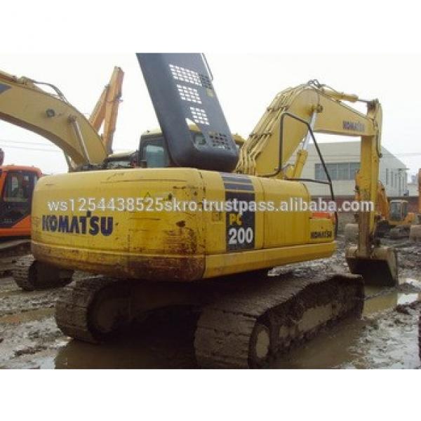 Nice Working Condition Used Komatsu PC200 excavator in stock/Also Komatsu PC35/PC220/PC300 digger #1 image