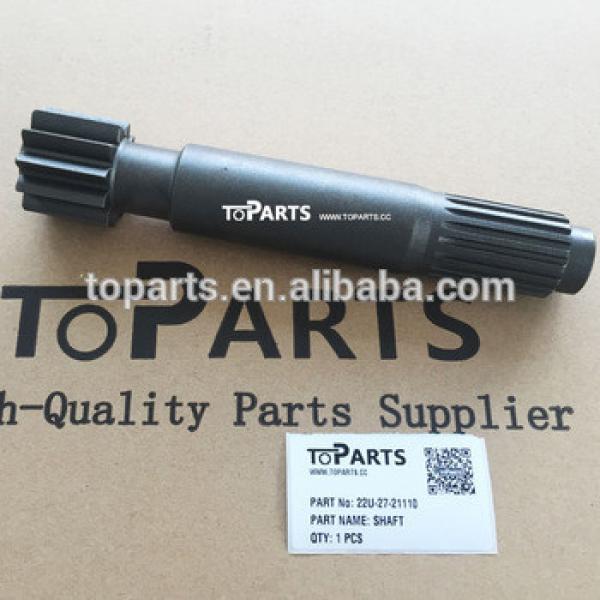 22U-27-21110 excavator final drive shaft PC220-8 Travel Motor Shaft high quality #1 image