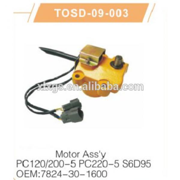 motor ass&#39;y 7824-30-1600 for PC120/200-5 PC220-5 S6D95 excavator #1 image