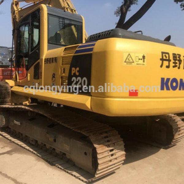 Used K omatsu pc220 crawler excavator for sale #1 image