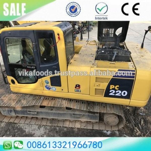 Very good condition hydraulic excavator 22t komatsu digger pc220 pc220-7 sale in China #1 image