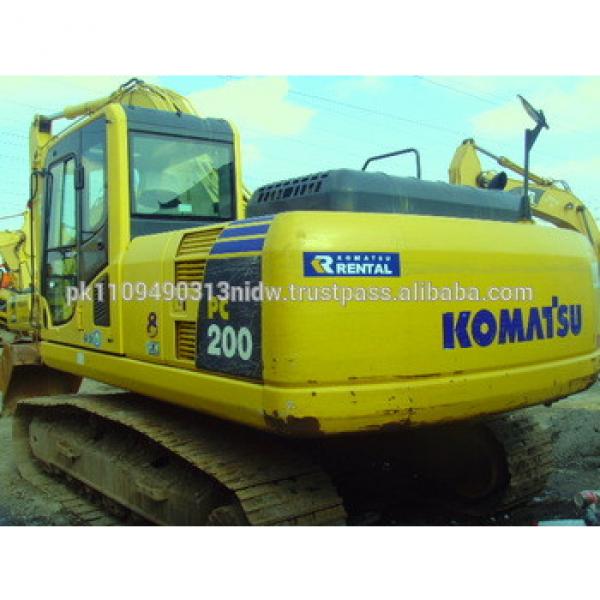 second hand komatsu excavator for sale, used komatsu pc200 excavator pc200-8 #1 image