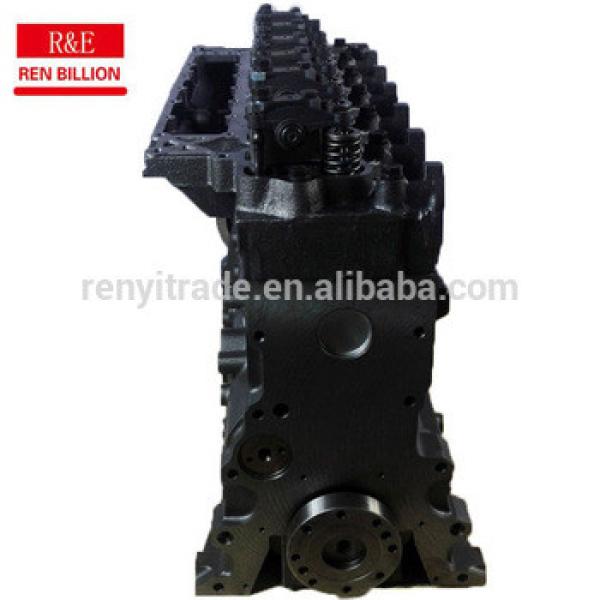 excavator diesel engine parts 6D102 S6D102 engine long block for Komotsu PC120-6 PC200-6 PC220-6 #1 image