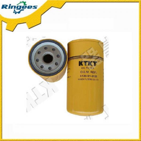Excavator oil filter 6136-51-5120 applied to Komatsu PC300-5 #1 image
