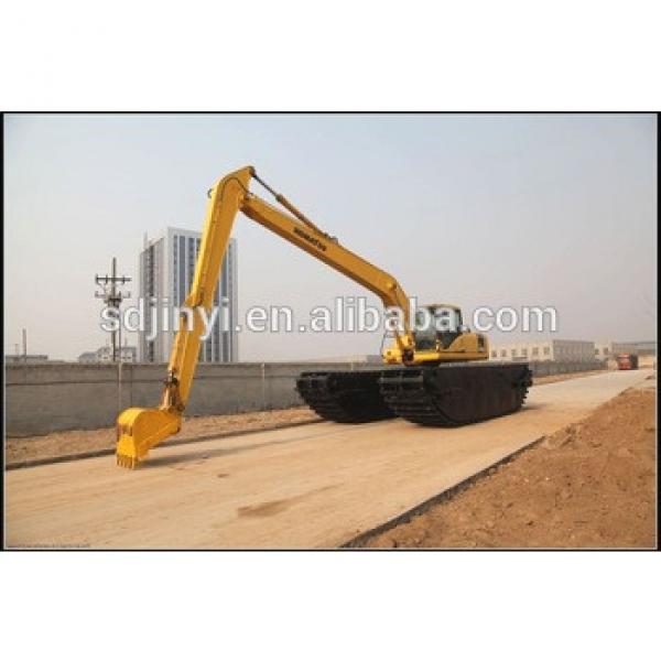 Long Arm , Long Boom , Amphibious Undercarriage PC220 Marsh Buggy Excavator , JYSL-350-3 #1 image