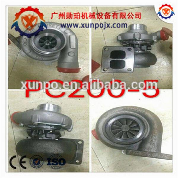 Factory direct sale engine 6D95 turbocharger 6207-81-8210,6207-81-8331for excavator PC200-5/PC200-6 . #1 image