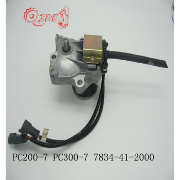 Excavator Electric Part Accelerator Motor PC210/220-7 PC200-7 PC300-7 7834-41-2000 #1 image