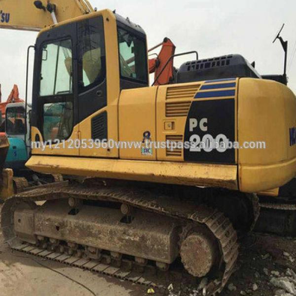 Used PC200-8 excavator with hydraulic pump #1 image