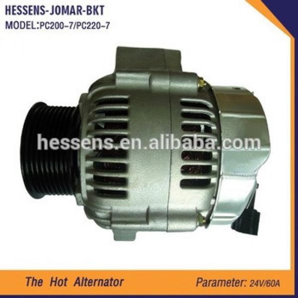 PC220-7 6D102 600-861-3411 Excavator engine alternator #1 image