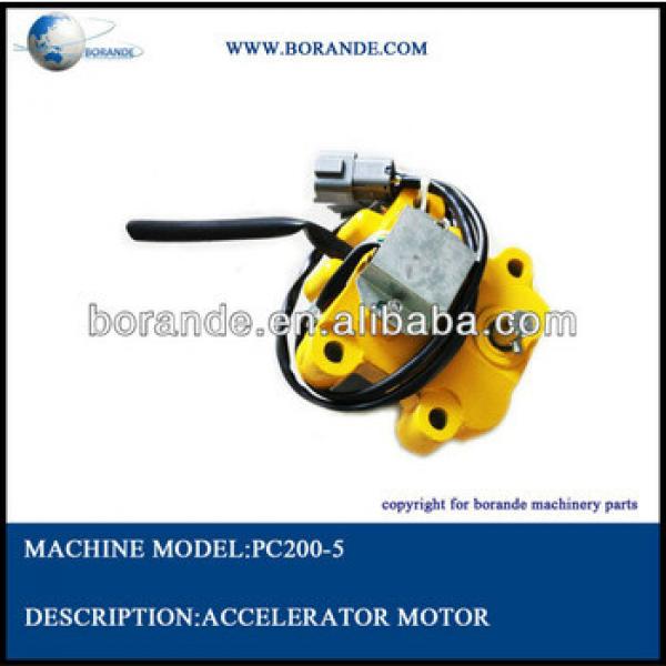 Accelerator motor assembly for KOMUTSU Excavator PC200-5 PC220-5 PC120-5 7824-30-1600 #1 image