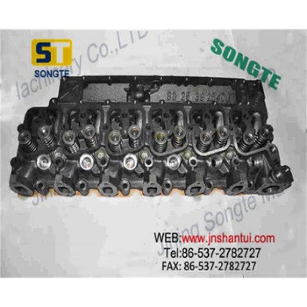 PC200 excavator 6D102 engine parts 6731-11-1370 hydraulic cylinder head #1 image