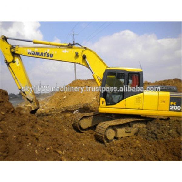 used komatsu pc200-7/pc220-7/pc200-8/pc220-8/pc220-6/pc200-6 japan cheap excavator #1 image