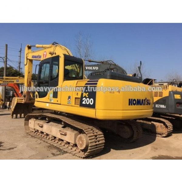 Used komatsu building excavator PC220, old/half new komatsu excavator PC220 parts/price! #1 image