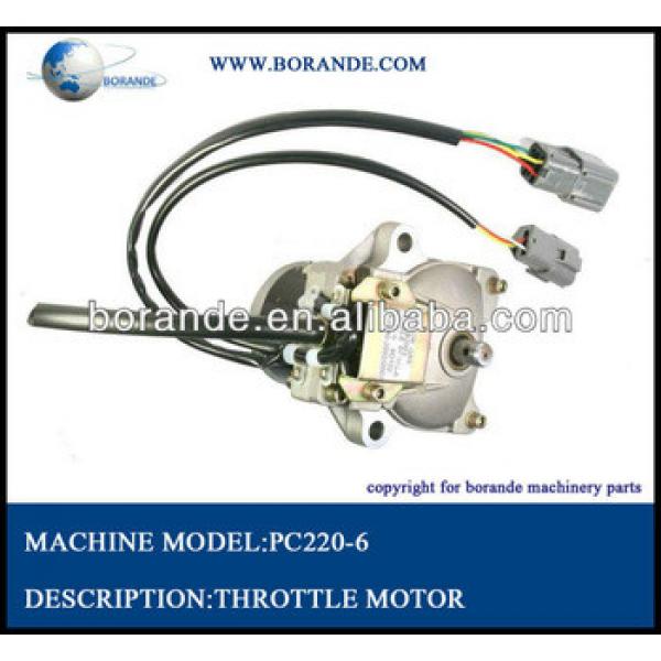 7834-40-2002 6D102 PC120-6 PC200-6 PC400-6 PC350-6 PC450-6 PC220-6 KOMUTSU Excavator Throttle motor #1 image