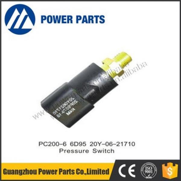 High Quality Excavator PC200-6 6D95 Pressure Switch For Spare Parts 20Y-06-21710 #1 image