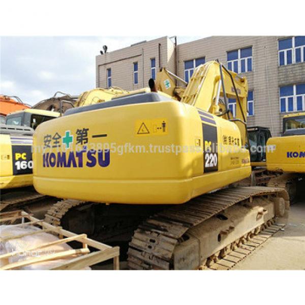 Komatsu PC220-7 crawler digger used 20 tons tracked excavator in Shanghai #1 image