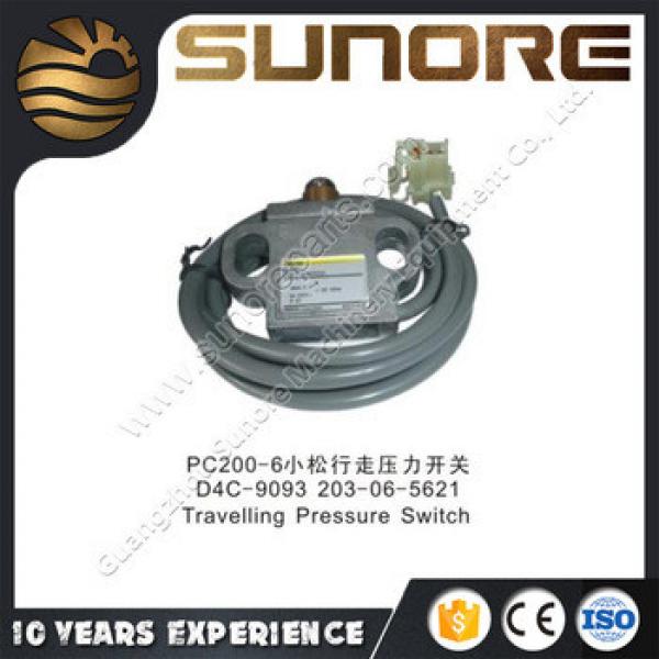 PC200-5 PC200-6 Travelling pressure switch D4C-9093 203-06-5621 for excavator #1 image