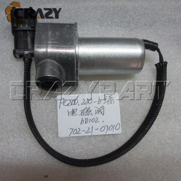 702-21-07010 PC200-6 solenoid valve,excavator spare parts,PC200-6 solenoid valve #1 image