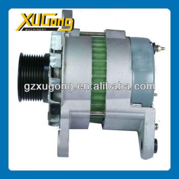 Alternator for komatsu excavator PC300-7 PC300-6 6D108 24V 40A 600-821-6160/0-33000-6511,engine alternator , generator #1 image