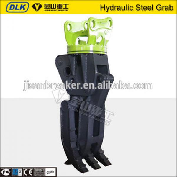 China manufacturer Hydraulic Rotating Scrap Steel Grab For PC240 PC220 Excavator #1 image