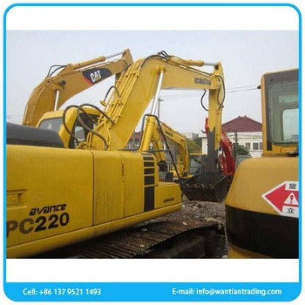 On sale safety outrigger used japan excavator komatsu pc220-7 for sale #1 image