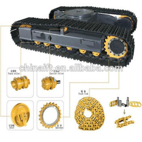 PC200-5B excavator carrier roller top roller track roller track shoe assy for undercarriage #1 image