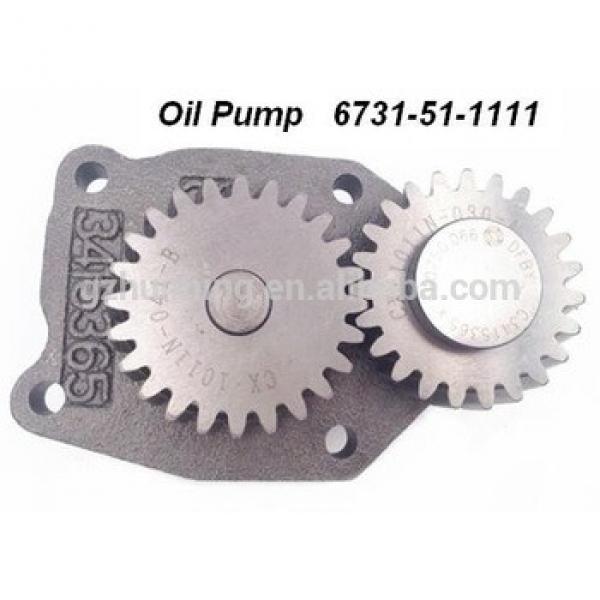 6731-51-1111 Oil Pump FOR 6D102 #1 image