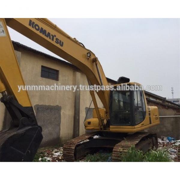 Japanese used Komatsu PC200-6 excavator in shanghai yard,also pc200-7 #1 image