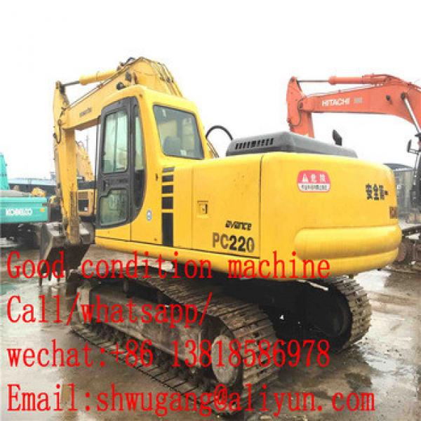 Used Japan Komatsu PC220-6 Hydraulci Crawler Excavator For Sale,Used Japan Komatsu pc220 crawler excavator 22 ton PC220-6 escava #1 image