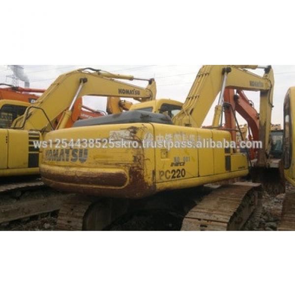 Used Komatsu PC220 excavator for sale/Hot sale in the North East Asia #1 image