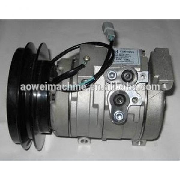 Hot selling! PC220-7 PC200-7 PC300-7 PC400-7 Excavator Air condition compressor assy,20Y-979-6121,20Y-810-1260, ND447220-4051 #1 image