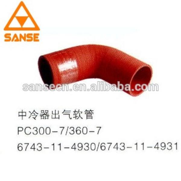 Cheaper price PC300-7/PC360-7 6743-11-4930/6743-11-4931 Excavator Cooler hose #1 image