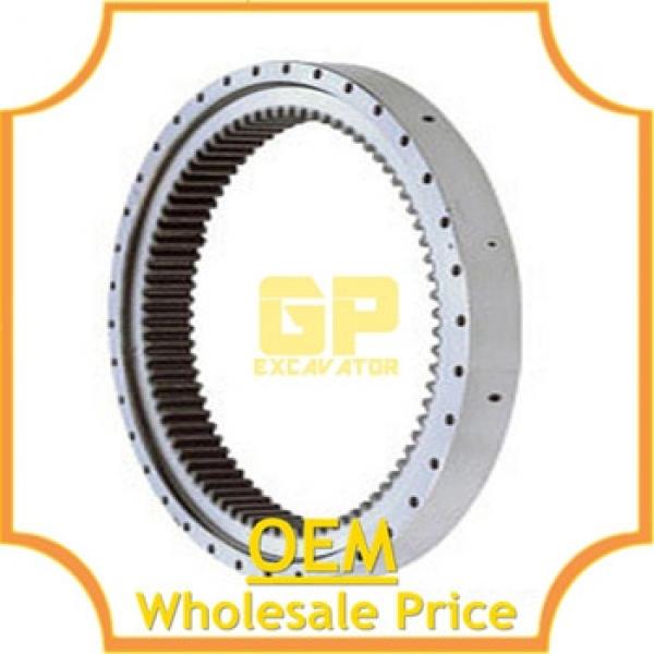 excavator slewing bearing swing circles slewing ring rotary bearing pc220-5 swing bearing #1 image