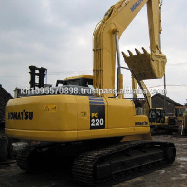 used komatsu PC220-7 crawler excavator #1 image