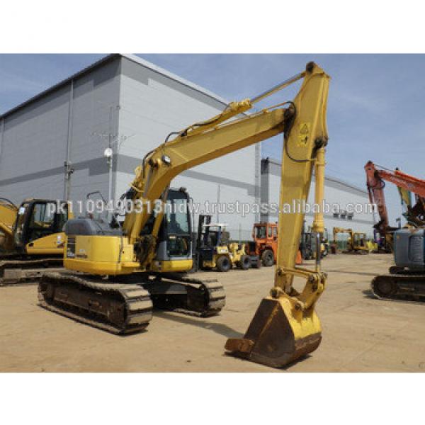 used komatsu excavator pc128us, used excavator rubber tracks, komatsu pc100 pc128 excavators #1 image