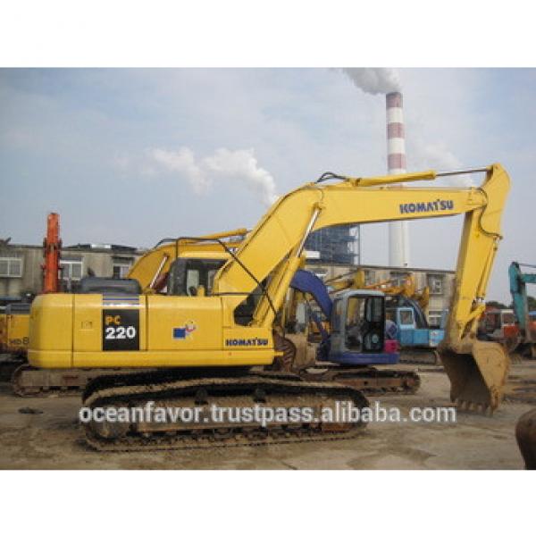 Used japan komatsu PC220 excavator , crawler used excavator hydraulic 22ton PC220-7 for sale #1 image