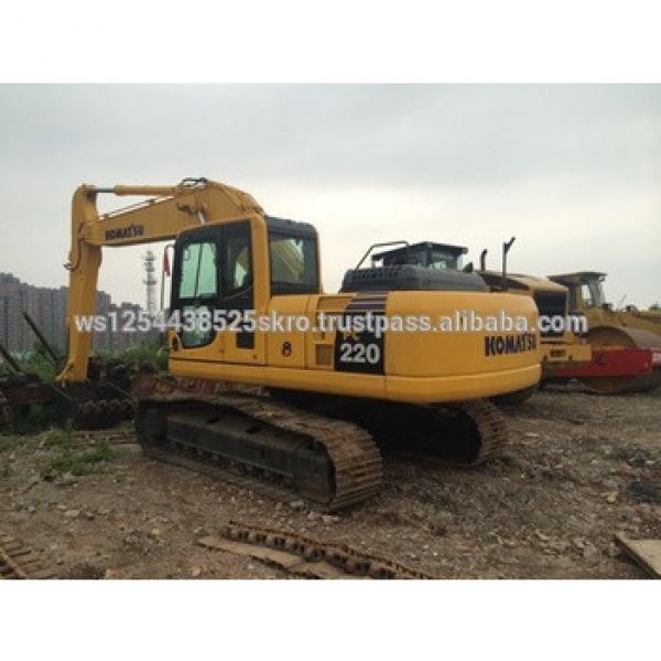 Japan made used komatsu pc220-8 excavator low price #1 image