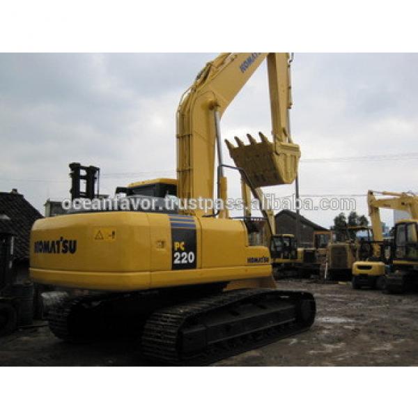 used Komatsu excavator PC220-7 , Komatsu PC220 crawler excavator , fine and cheap #1 image