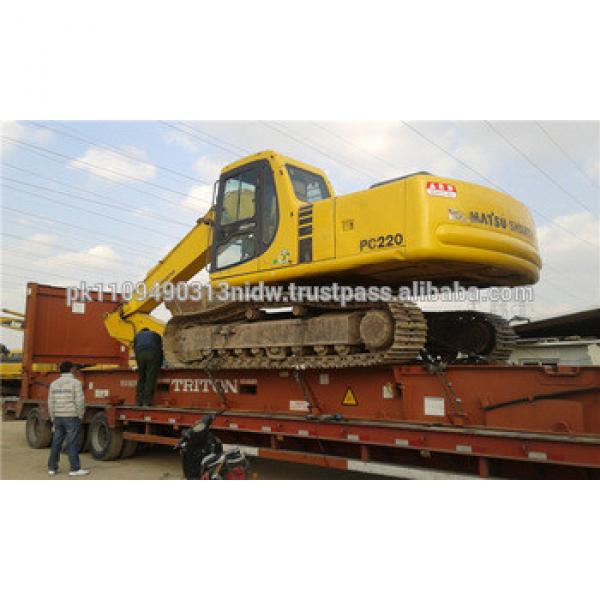 used komatsu pc220 excavator, used komatsu crawler excavator pc220 /pc220-6 /pc220-7 #1 image