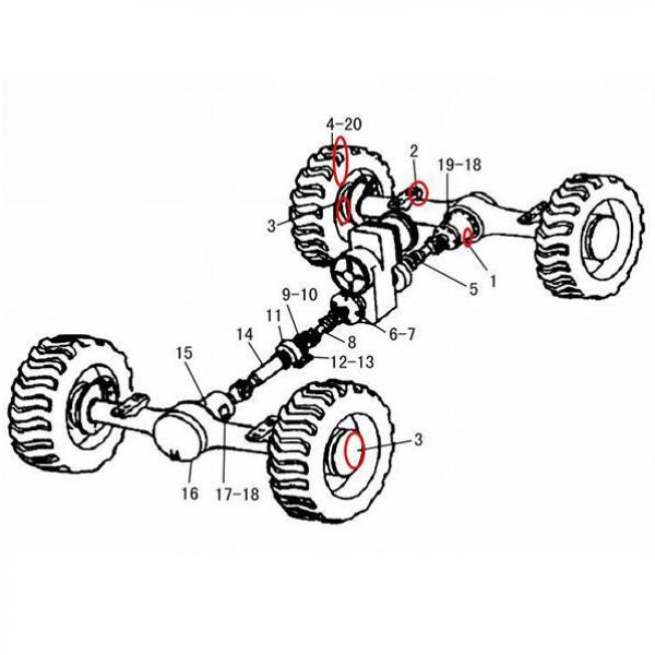 KOMATSU 569-89-63380 the SUPPORT  #1 image